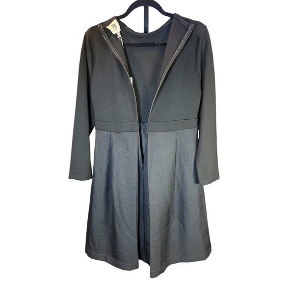 New Vicky & Lucas Black Long Sleeve Dress with Pleats and Pockets. Medium. NWT - Picture 6 of 13